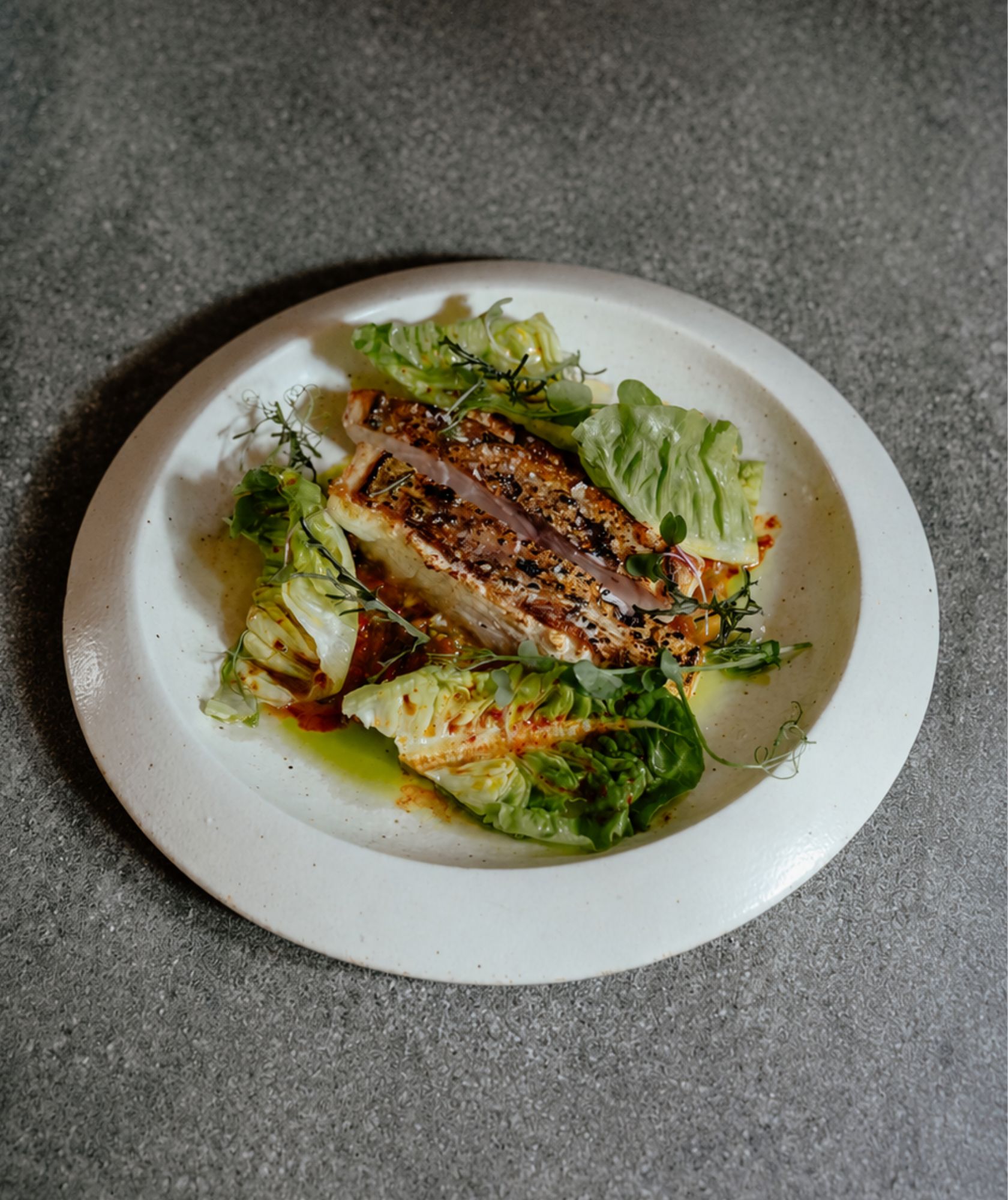 Home grilled fish