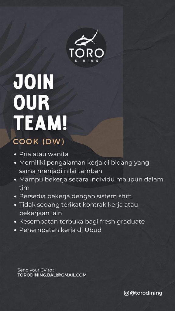 TORO DINING | COOK (DW) jobs5