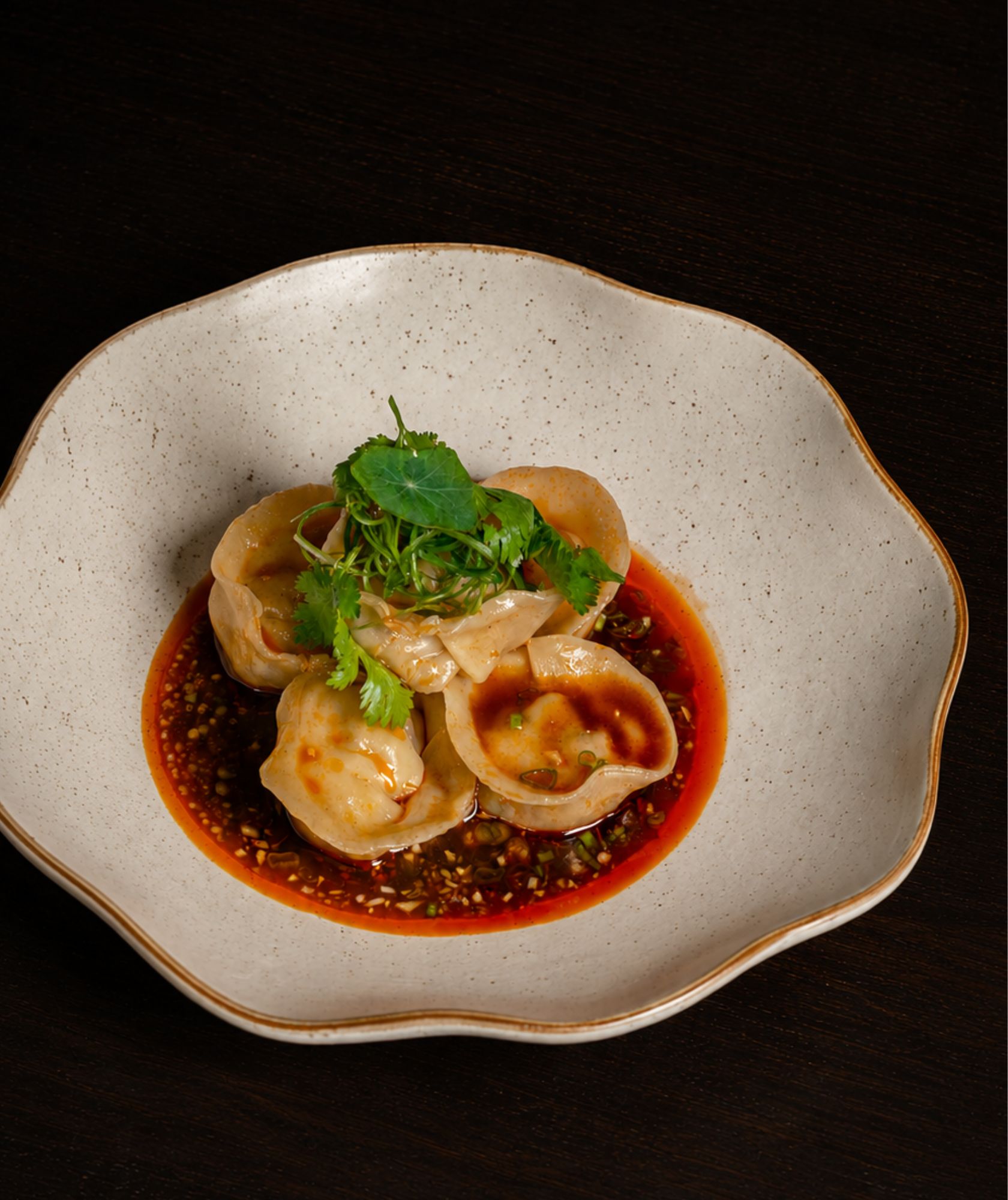 Home prawn wonton