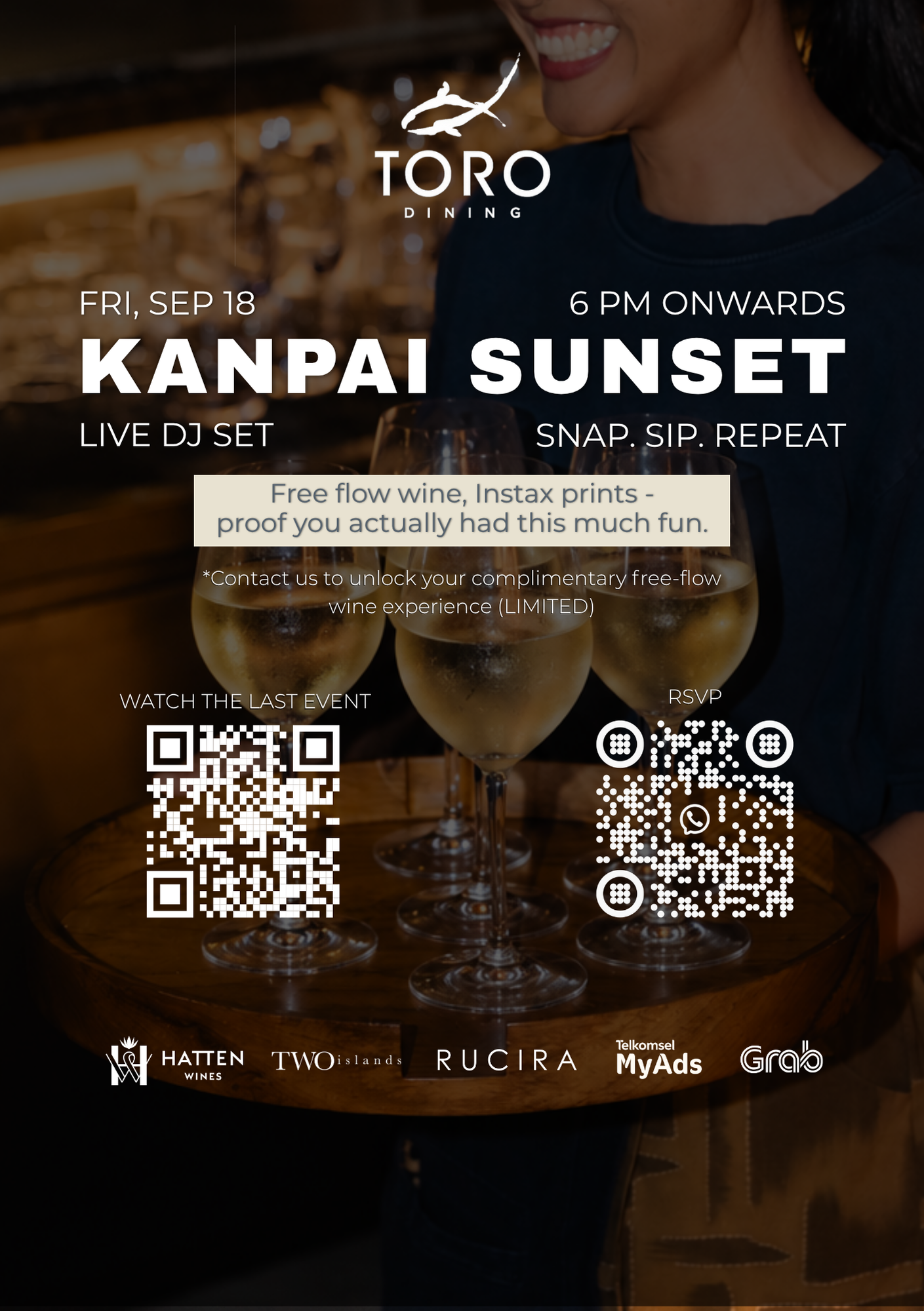 Home table card (a7) kanpai sunset 18 sep